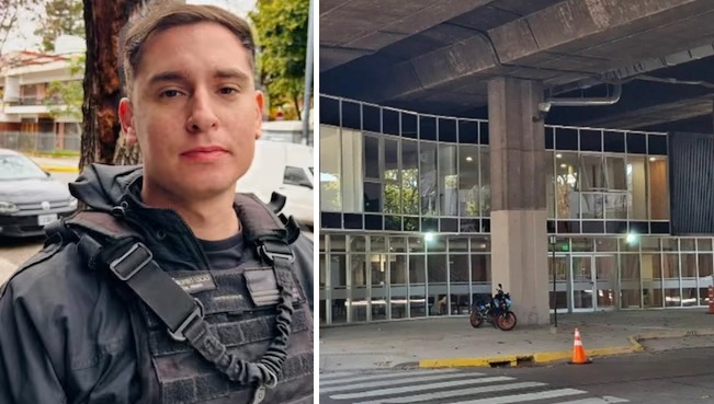 CABA: un cartel cayó desde una autopista y mató a un policía